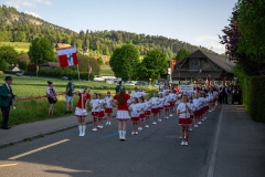 1. Mai 2026. Schwingen - Emmentalisches Schwingfest Oberdiessbach 1.-3. Mai 2026. Marschmusikparade. (Bild: Rolf Eicher)