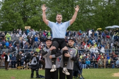 3. Mai 2026. Schwingen - Emmentalisches Schwingfest Oberdiessbach 1.-3. Mai 2026.  Festsieger Adrian Walther (Habstetten) (Bild: Rolf Eicher)