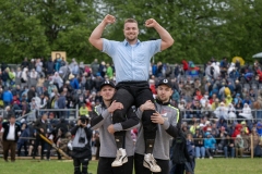 3. Mai 2026. Schwingen - Emmentalisches Schwingfest Oberdiessbach 1.-3. Mai 2026.  Festsieger Adrian Walther (Habstetten) (Bild: Rolf Eicher)