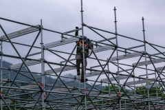 5. Mai 2026. Schwingen - Emmentalisches Schwingfest Oberdiessbach 1.-3. Mai 2026.  2 Abbautag. (Bild: Rolf Eicher)