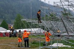 5. Mai 2026. Schwingen - Emmentalisches Schwingfest Oberdiessbach 1.-3. Mai 2026.  2 Abbautag. (Bild: Rolf Eicher)