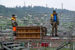 5. Mai 2026. Schwingen - Emmentalisches Schwingfest Oberdiessbach 1.-3. Mai 2026.  2 Abbautag. (Bild: Rolf Eicher)