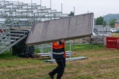 5. Mai 2026. Schwingen - Emmentalisches Schwingfest Oberdiessbach 1.-3. Mai 2026.  2 Abbautag. (Bild: Rolf Eicher)