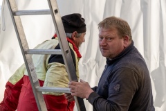 25. April 2026. Schwingen - Emmentalisches Schwingfest Oberdiessbach 1.-3. Mai 2026. 8. Aufbautag. (Bild: Rolf Eicher)