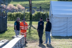 25. April 2026. Schwingen - Emmentalisches Schwingfest Oberdiessbach 1.-3. Mai 2026. 8. Aufbautag. (Bild: Rolf Eicher)