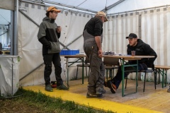 25. April 2026. Schwingen - Emmentalisches Schwingfest Oberdiessbach 1.-3. Mai 2026. 8. Aufbautag. (Bild: Rolf Eicher)