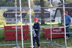 18. April 2026. Schwingen - Emmentalisches Schwingfest Oberdiessbach 1.-3. Mai 2026. 2. Aufbautag. (Bild: Rolf Eicher)