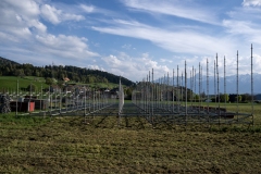 17 April 2026. Schwingen - Emmentalisches Schwingfest Oberdiessbach 1.-3. Mai 2026. 1. Aufbautag. (Bild: Rolf Eicher)
