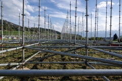 17 April 2026. Schwingen - Emmentalisches Schwingfest Oberdiessbach 1.-3. Mai 2026. 1. Aufbautag. (Bild: Rolf Eicher)