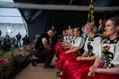 3. Mai 2026. Schwingen - Emmentalisches Schwingfest Oberdiessbach 1.-3. Mai 2026.  Rangverkündigung. (Bild: Rolf Eicher)