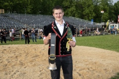 2. Mai 2026. Schwingen - Emmentalischer Nachwuchsschwingertag Oberdiessbach 1.-3. Mai 2026. JG: 2013/14 Festsieger, Michael Liechti (Belp) (Bild: Rolf Eicher)