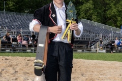 2. Mai 2026. Schwingen - Emmentalischer Nachwuchsschwingertag Oberdiessbach 1.-3. Mai 2026. JG: 2017-18 Festsieger Fabio Kämpfer (Rüschegg- Gambach) (Bild: Rolf Eicher)