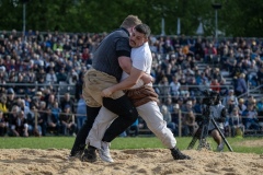 3. Mai 2026. Schwingen - Emmentalisches Schwingfest Oberdiessbach 1.-3. Mai 2026.  Lukas Dällenbach gegen Gustav Steffen (Bild: Rolf Eicher)