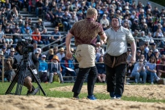 3. Mai 2026. Schwingen - Emmentalisches Schwingfest Oberdiessbach 1.-3. Mai 2026.  Fabio Hiltbrunner gegen Bernhard Kämpf (Bild: Rolf Eicher)